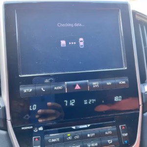 Land Cruiser Japan Navigation Radio Unlocking SD Card