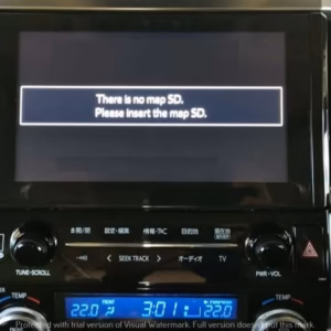 TOYOTA VELLFIRE MAP SD CARD 510037