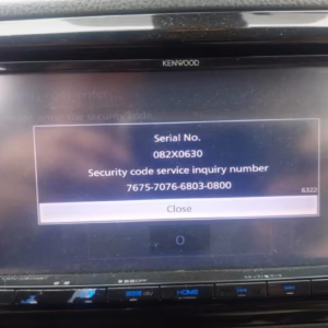 Kenwood MDV-D204BT Radio